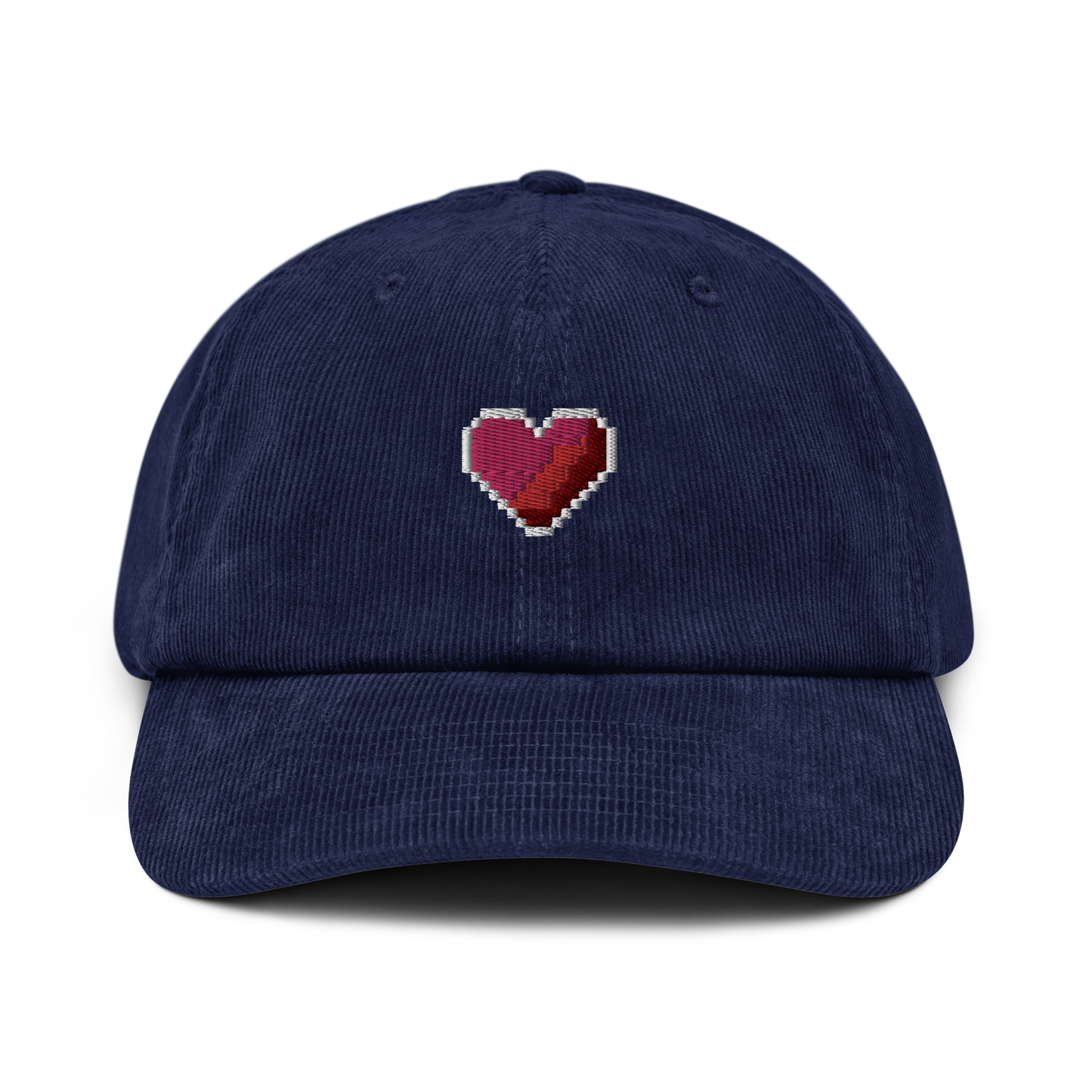 Heart corduroy hat